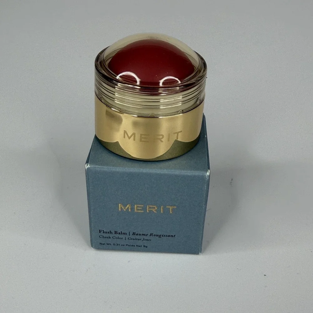 Merit Flush Balm Cheek Color Cheeky 0.31oz Vegan Clean Blush Tint New Boxed